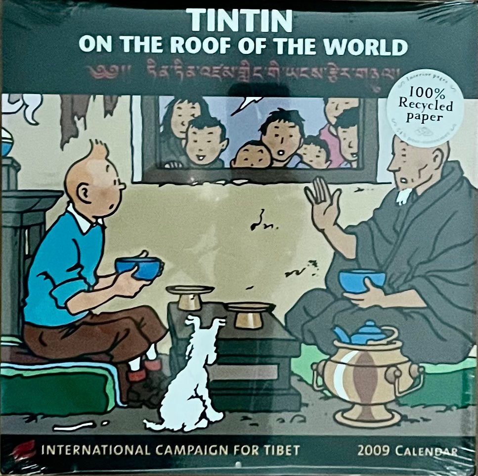Kuifje - Tintin on the roof of the world - Tibet - Kalender, Ophalen of Verzenden, Kuifje, Nieuw