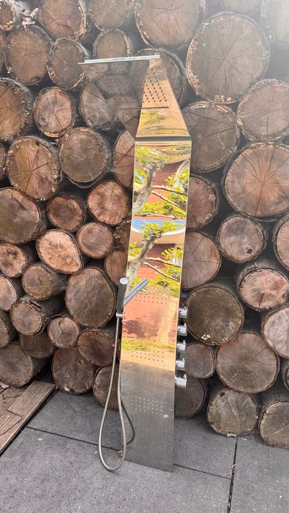Multifunctionele Buitendouche RVS - Luxe Tuindouche, Tuin en Terras, Zwembad-toebehoren, Ophalen of Verzenden, Gebruikt