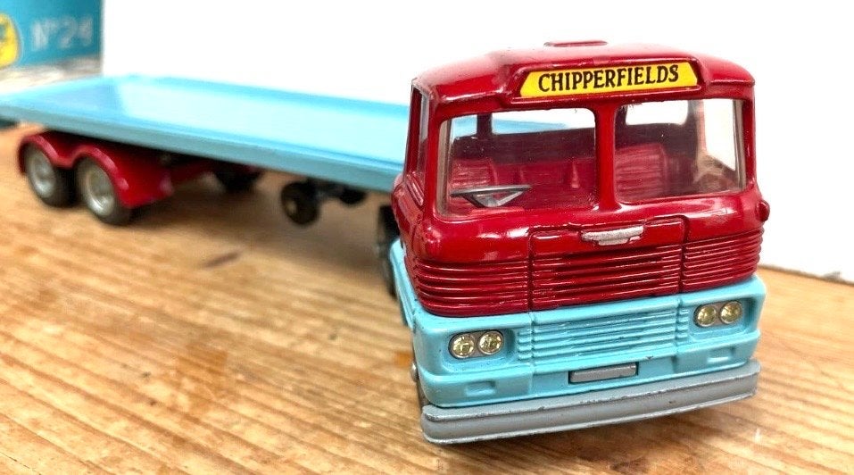 Vintage Corgi Toys Chipperfields Circus Vrachtwagen, Antiek en Kunst, Ophalen of Verzenden