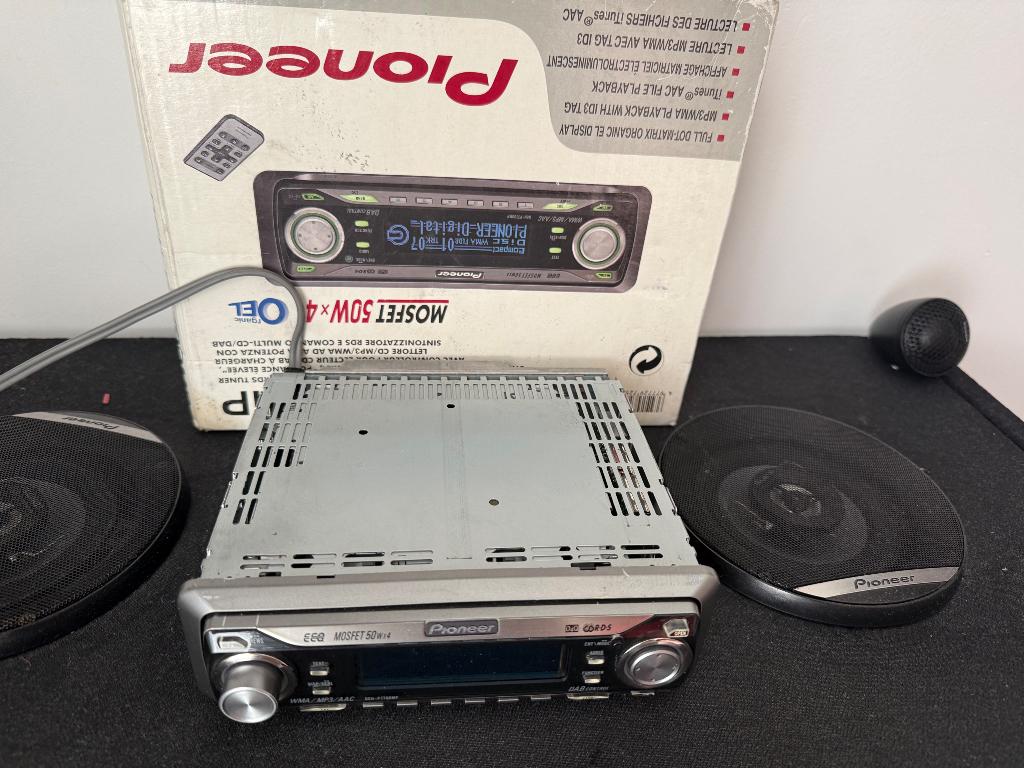 Pioneer deh p7700mp  high end radio met dolfijnen animatie, Ophalen of Verzenden, Gebruikt