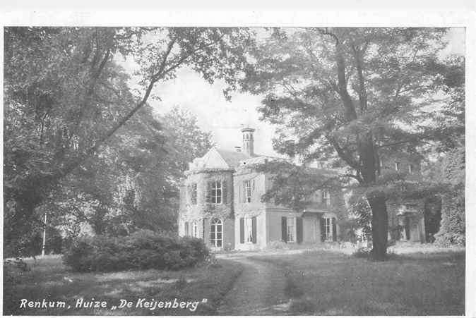 301-231-021 Renkum Huize De Keijenberg, Verzamelen, Verzenden, Voor 1920, Gelderland
