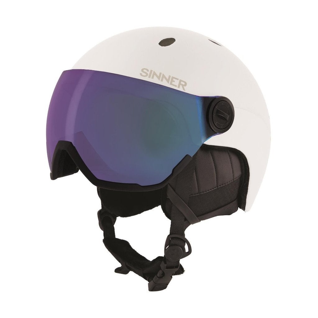 ✅NIEUW✅ Sinner Titan Visor - TRANS+ SKIHELM- Wit, Sport en Fitness, Overige merken, Overige typen, Nieuw, Ophalen of Verzenden