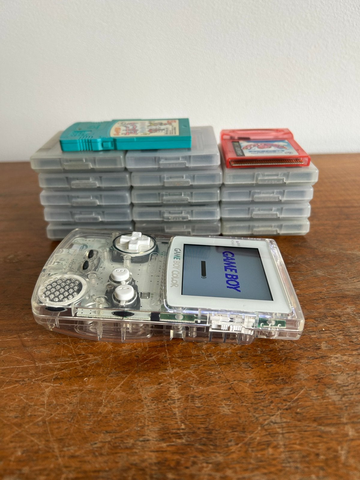 Gameboy Color met IPS scherm en 16 spellen, Spelcomputers en Games, Games | Nintendo Game Boy, Zo goed als nieuw, Overige genres