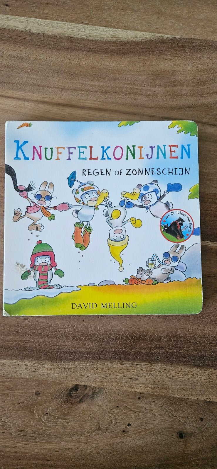 knuffelkonijnen regen of zonneschijn, Boeken, Ophalen of Verzenden, Gelezen