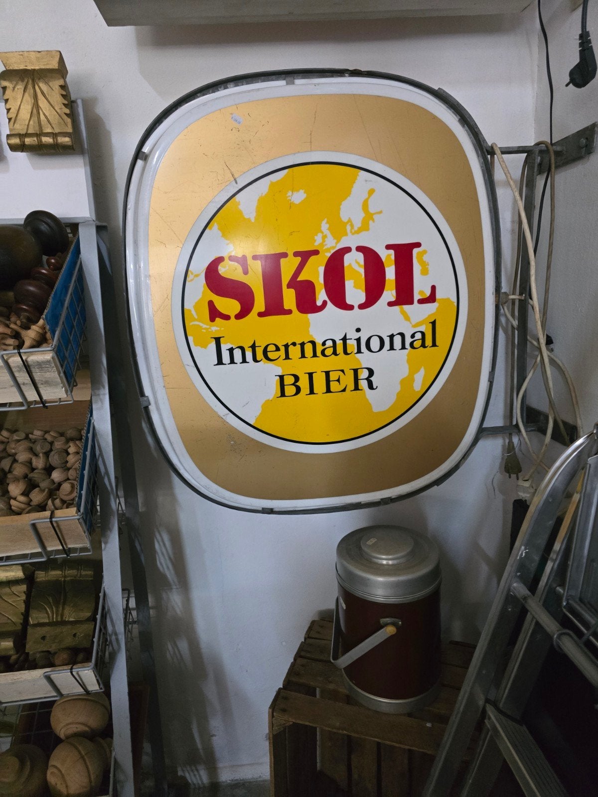 Vintage Reclameborden: Skol, Cristal Alken, Ballantine's, Verzamelen, Ophalen of Verzenden, Nvt, Nvt, Nvt