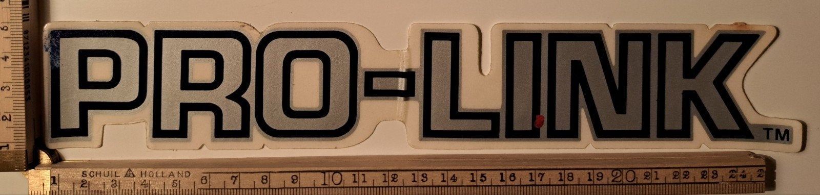 Vintage gesneden sticker autosticker PRO-LINK Honda motor, Ophalen of Verzenden, Zo goed als nieuw, Merk