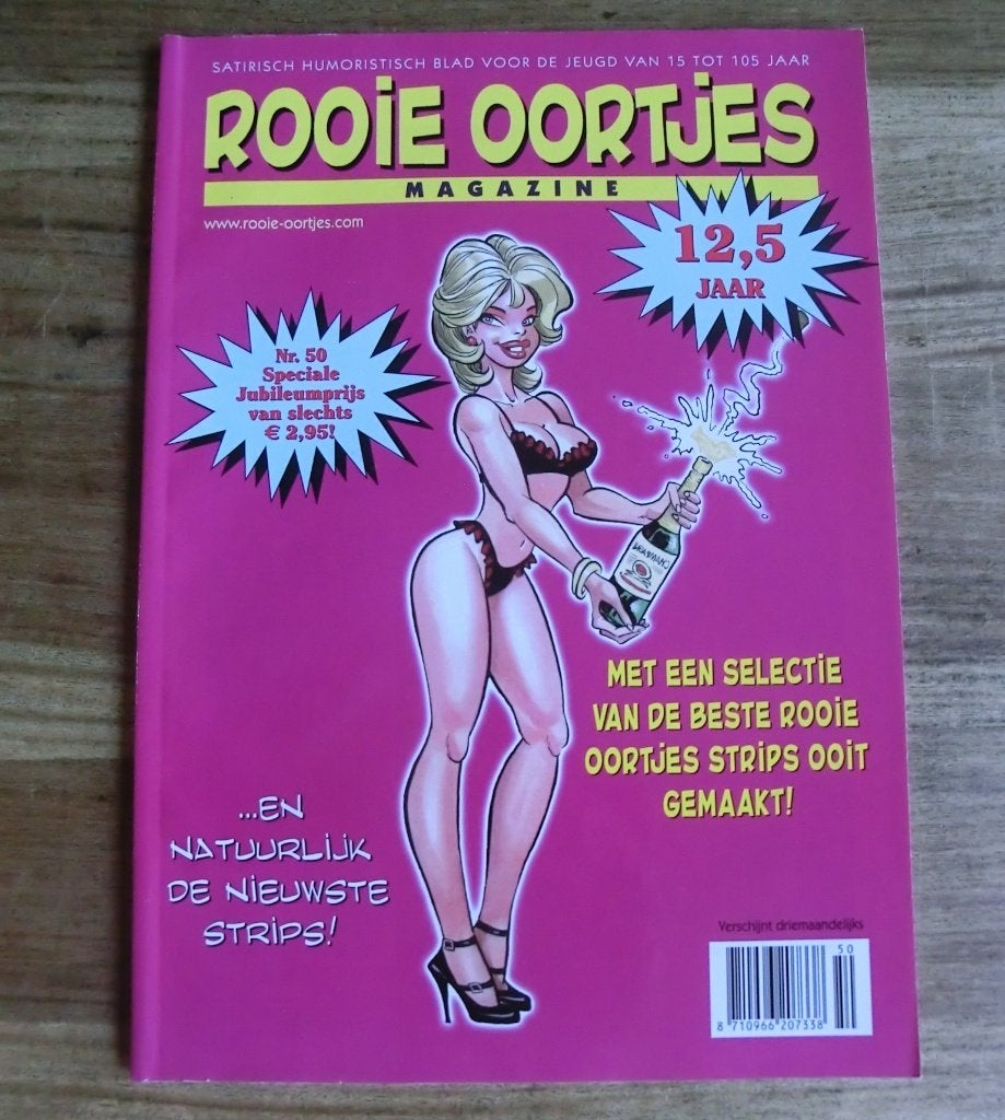 Rooie oortjes magazine 50, Boeken, Eén stripboek, Ophalen of Verzenden, Zo goed als nieuw