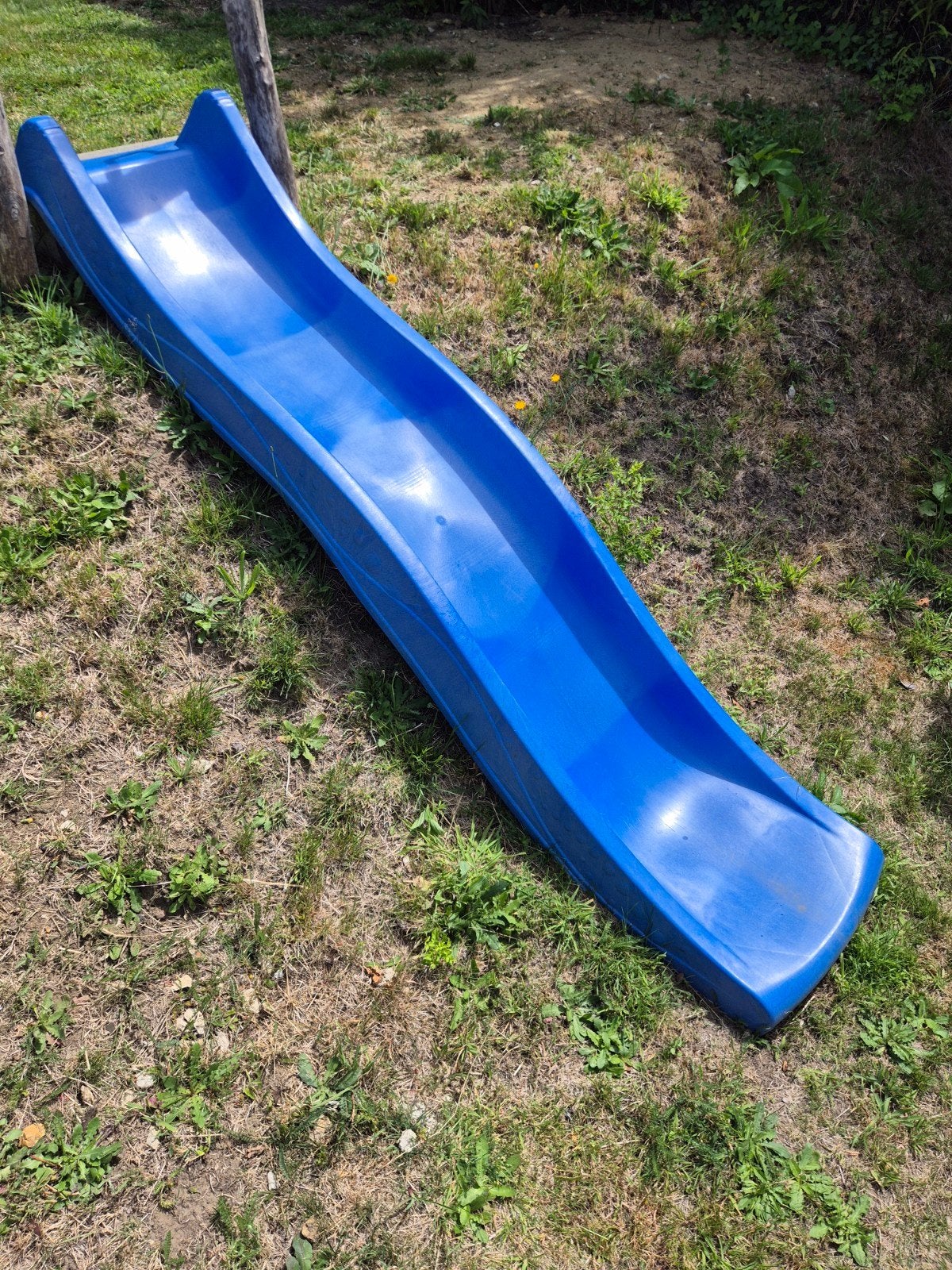 Blauwe glijbaan voor speeltuin of speeltoestel, Ophalen, Gebruikt, Glijbaan, Aanbouwonderdeel