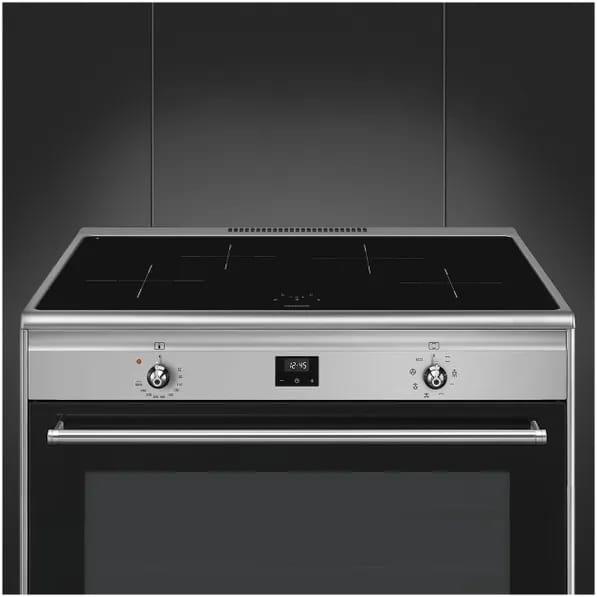🔥Luxe Fornuis Smeg 90cm rvs INDUCTIE 4 zones NIEUW, Niet ingevuld, 60 cm of meer, Niet ingevuld, Nieuw