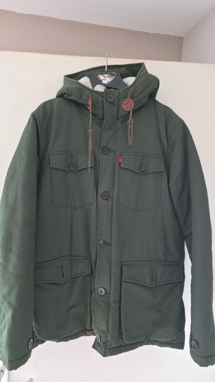 Levi's Winterjas, Parka, Maat L, Maat 52/54 (L), Ophalen of Verzenden, Gedragen, Levi’s