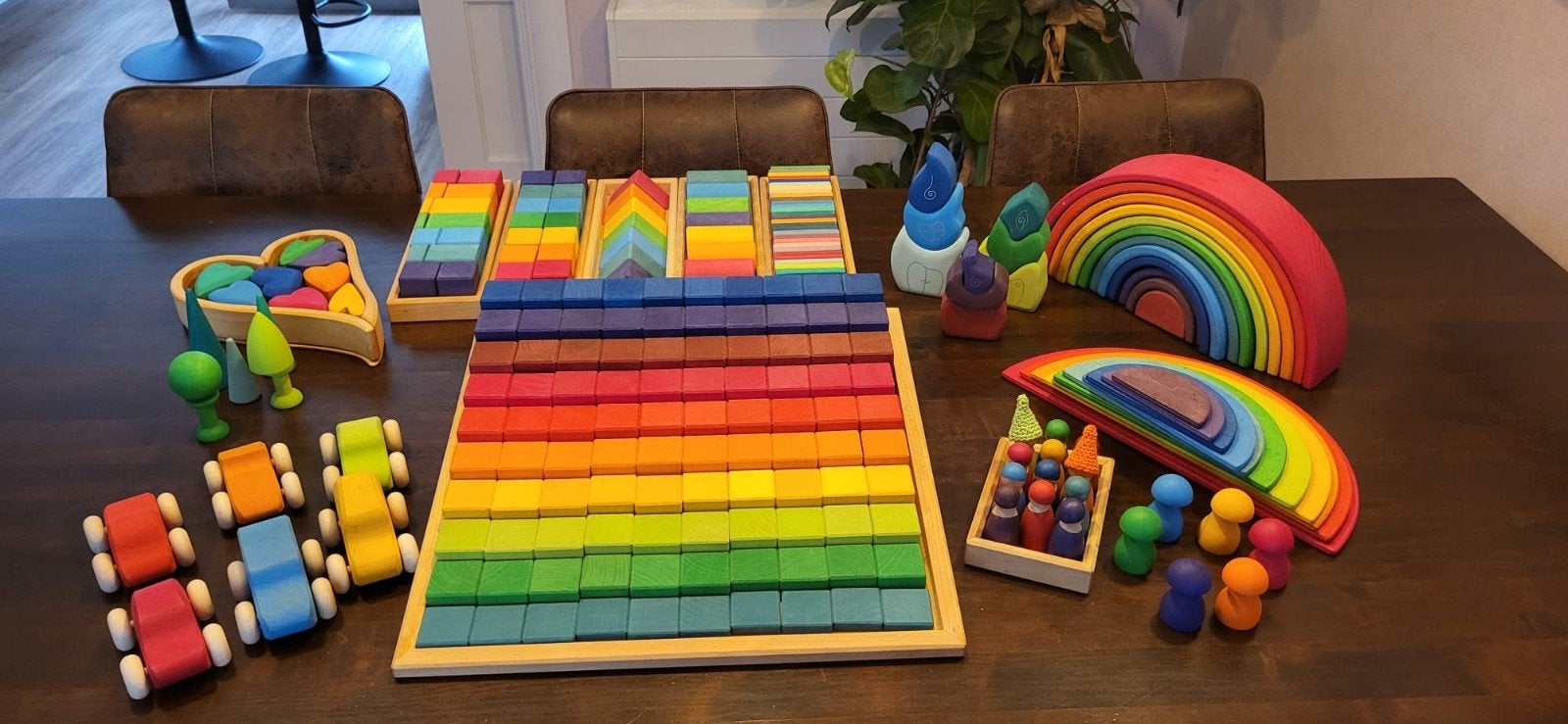 Complete Grimm's houten speelgoed set, Ophalen, Zo goed als nieuw, Overige typen