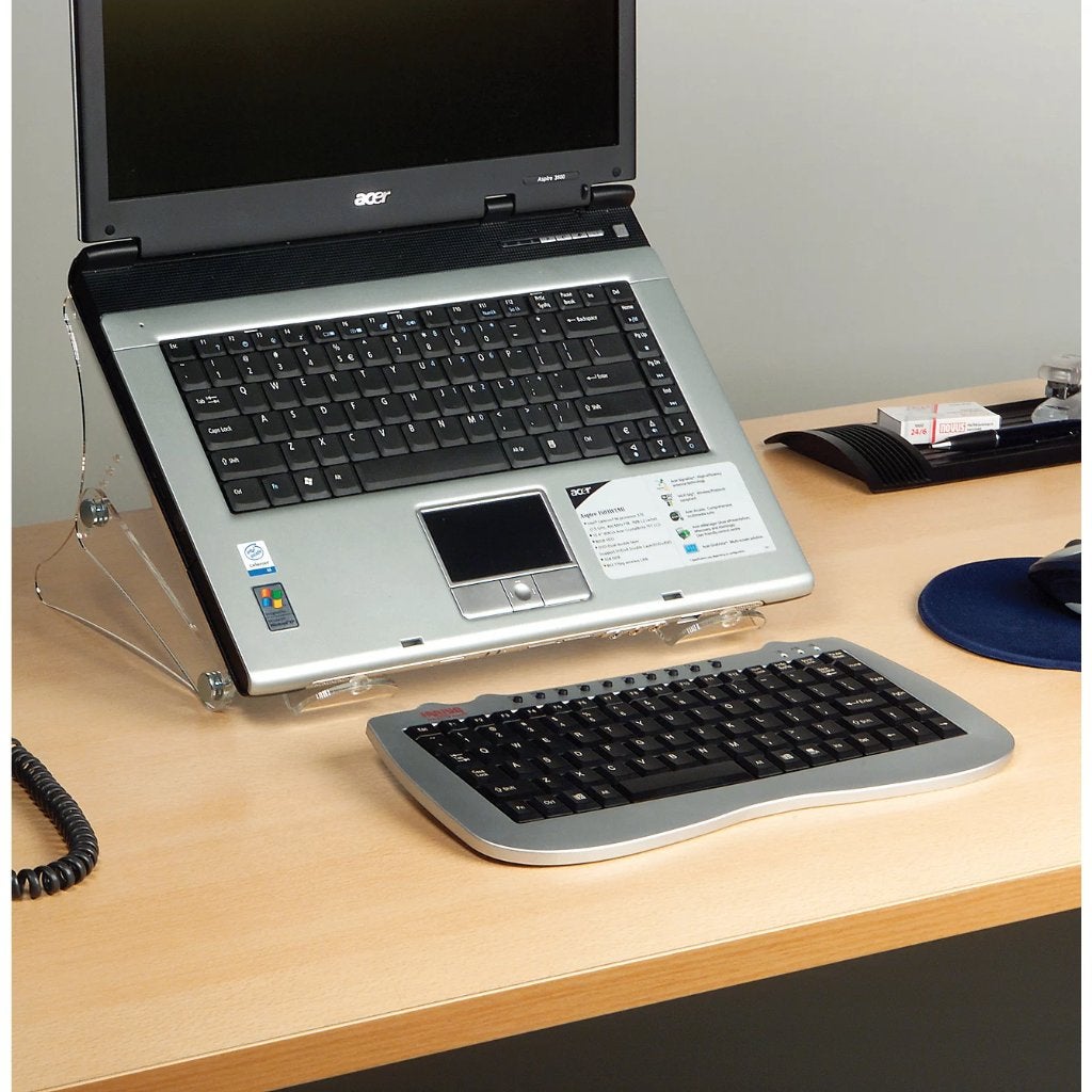 Laptopstandaard Dataflex Ergonote, Ophalen of Verzenden, Zo goed als nieuw, Dataflex, In hoogte verstelbaar