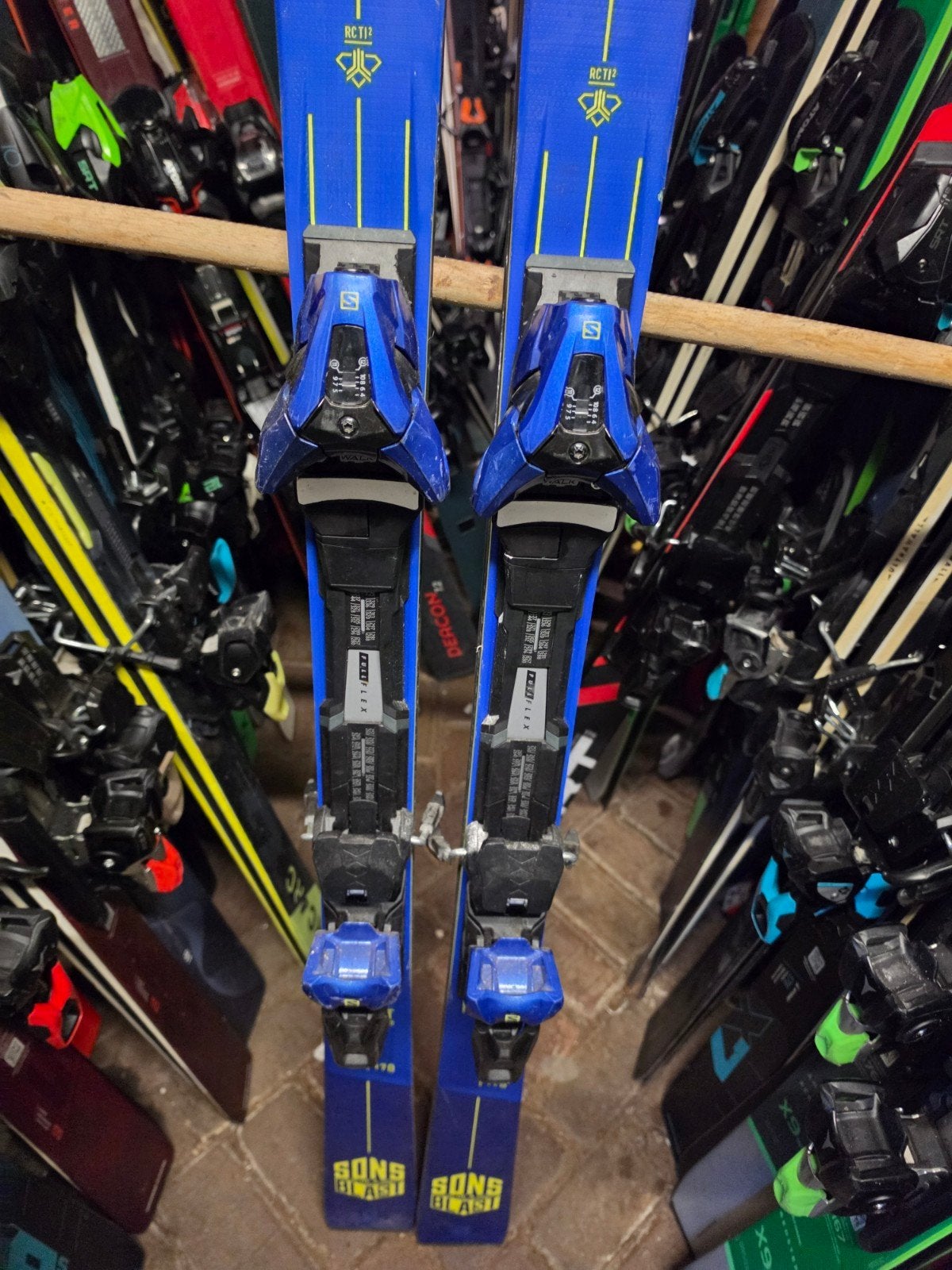 170cm SALOMON S RACE GT SONS OF BLAST GEVORDERD SKI RC 2TI, 160 tot 180 cm, Zo goed als nieuw, Carve, Skiën
