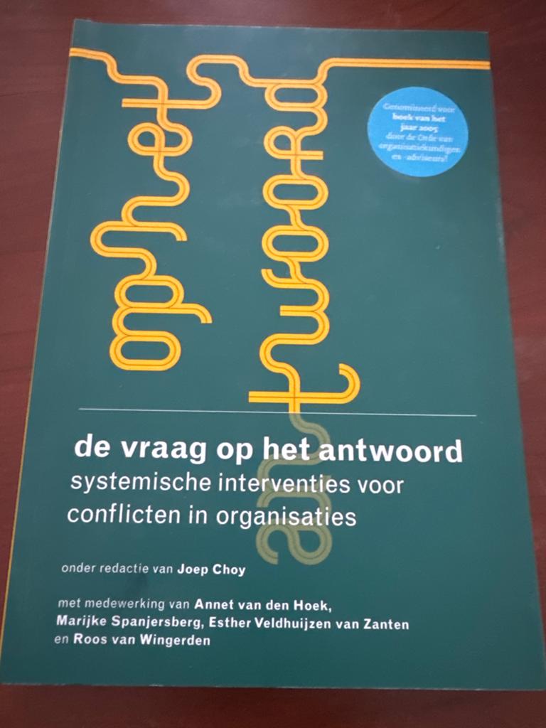 De vraag op het antwoord: Systemische interventies, Boeken, Advies, Hulp en Training, Gelezen, Ophalen of Verzenden
