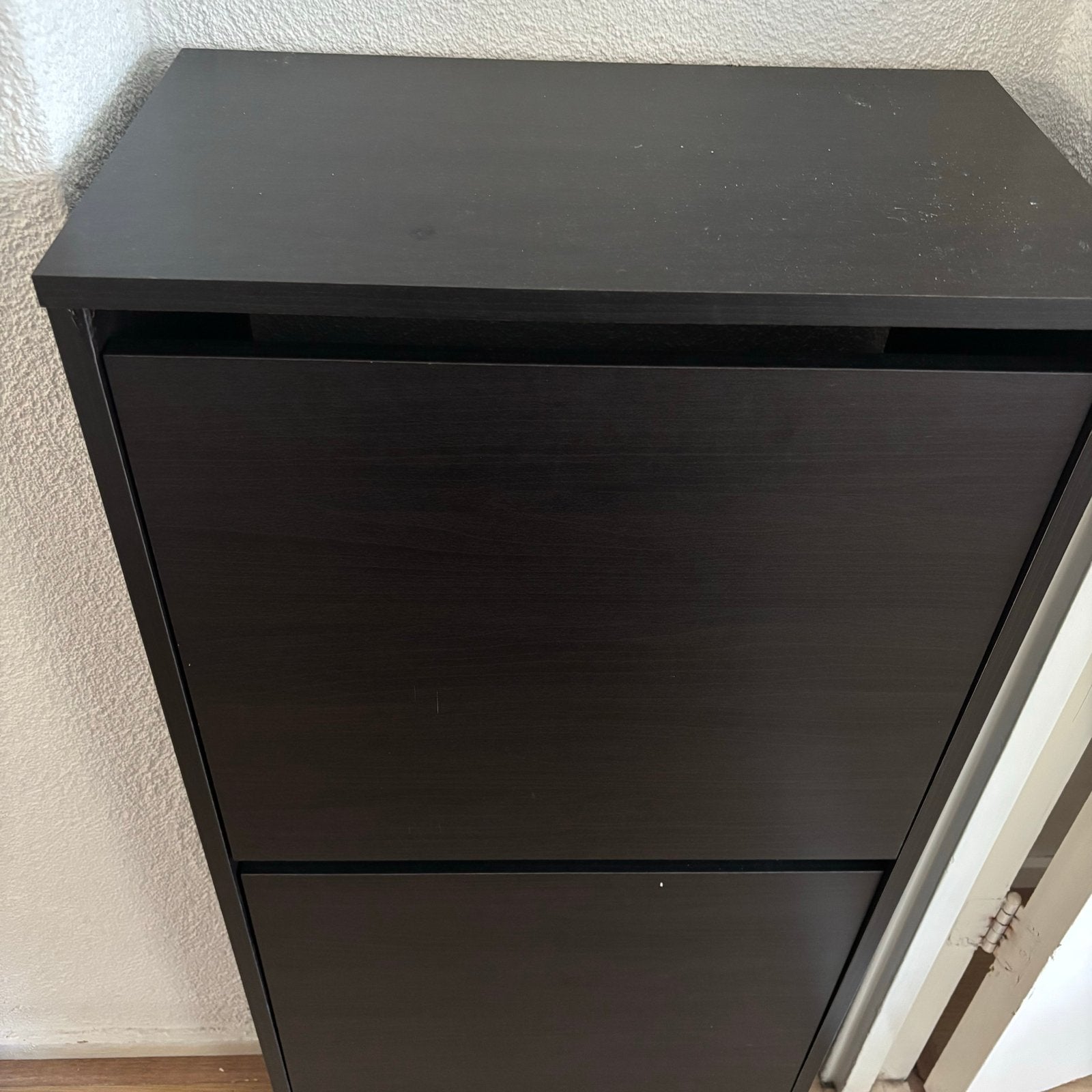 IKEA BISSA Schoenenkast zwartbruin 49x28x93 cm, Ophalen, Gebruikt