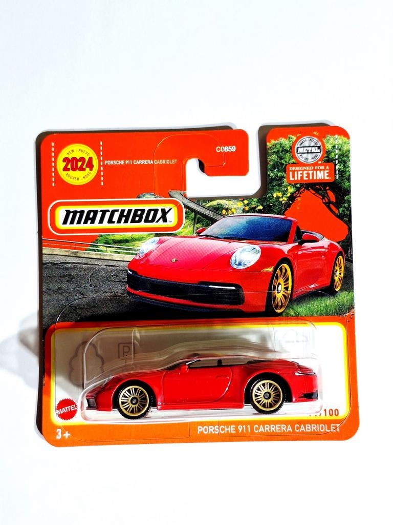 Matchbox 2024  PORSCHE 911 CARRERA CABRIOLET, Ophalen of Verzenden, Nieuw, Auto