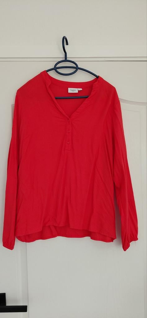 Mooi blouse/shirt van Saint Tropez, Maat 38/40 (M), Ophalen of Verzenden, Zo goed als nieuw, Korte mouw
