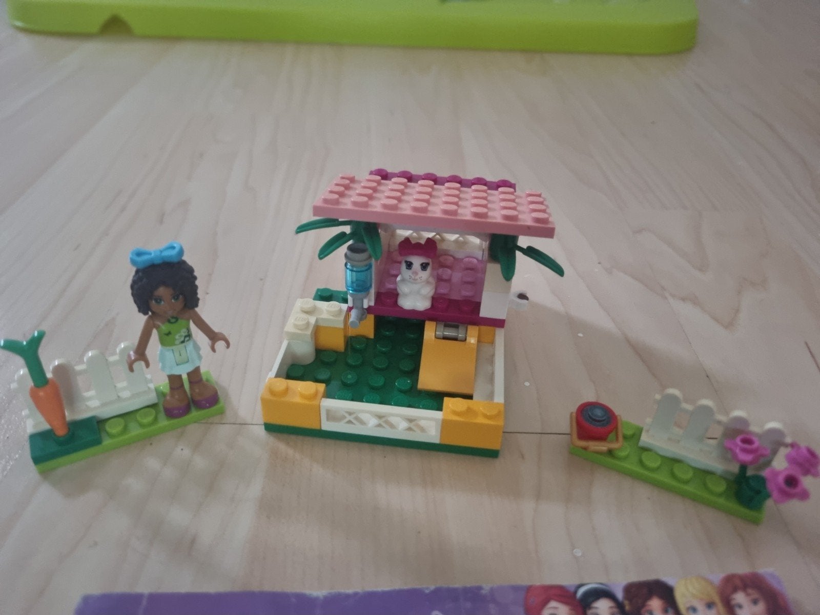 Lego friends 3938 Andrea's konijnenhok, Gebruikt, Lego, Friends, Complete set