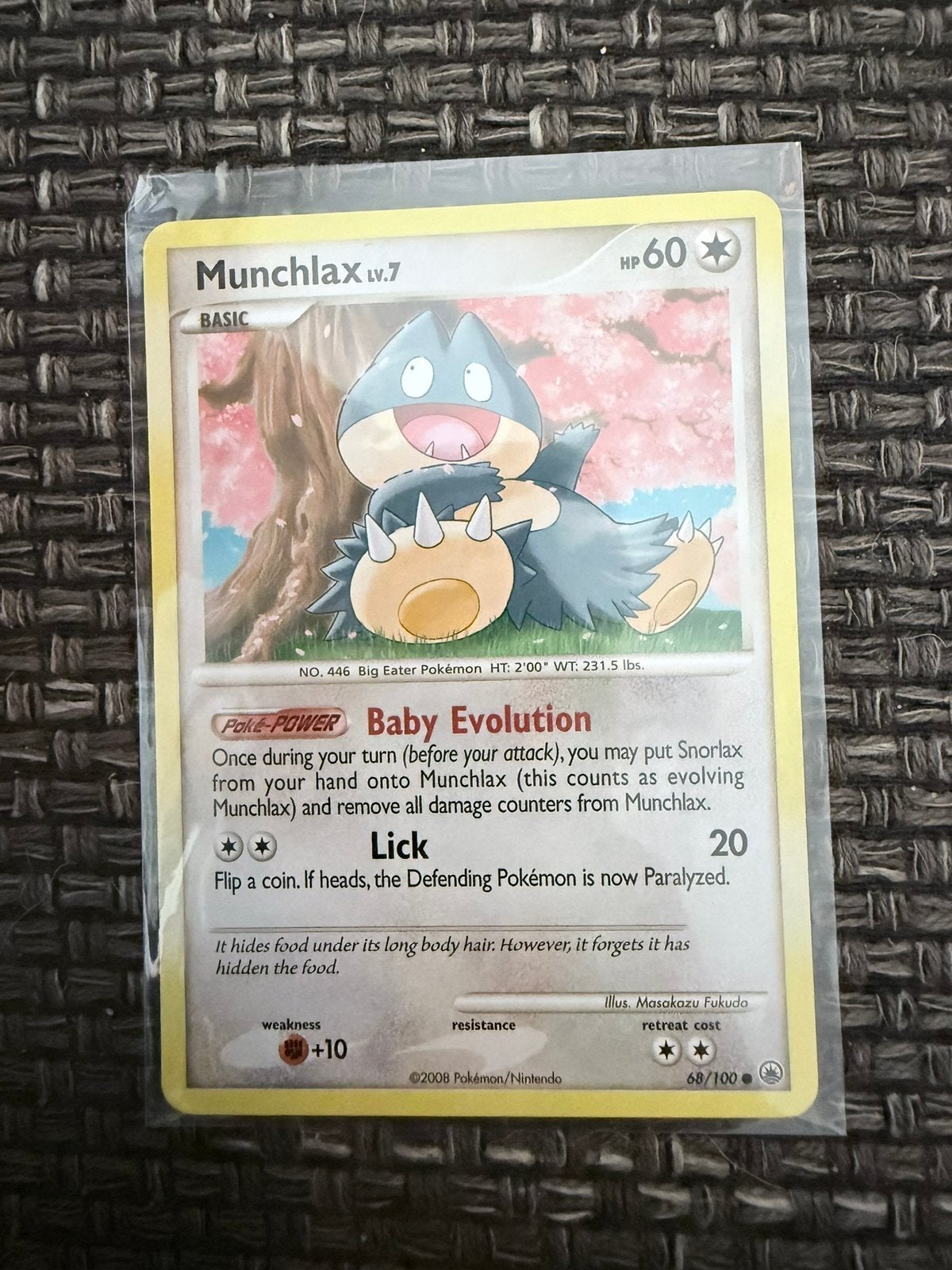 Munchlax #86, Ophalen of Verzenden, Zo goed als nieuw