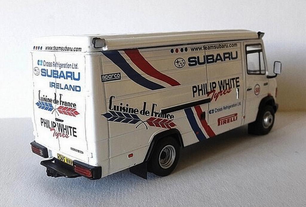 Mercedes Benz 611D Subaru Ireland 1/43 Rallye Assistance 78, Verzenden, Nieuw, Bus of Vrachtwagen, Overige merken