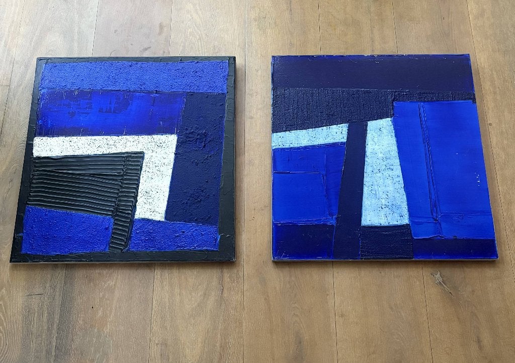Jacques Pouchain Haut AG1A en Haut B3A, Antiek en Kunst, Kunst | Schilderijen | Abstract, Ophalen