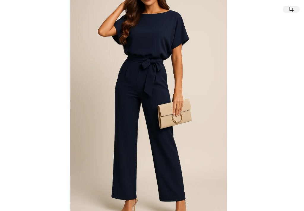 Elegante blauwe jumpsuit - XS - Nieuw in verpakking, Ophalen, Nieuw, Maat 34 (XS) of kleiner, Blauw