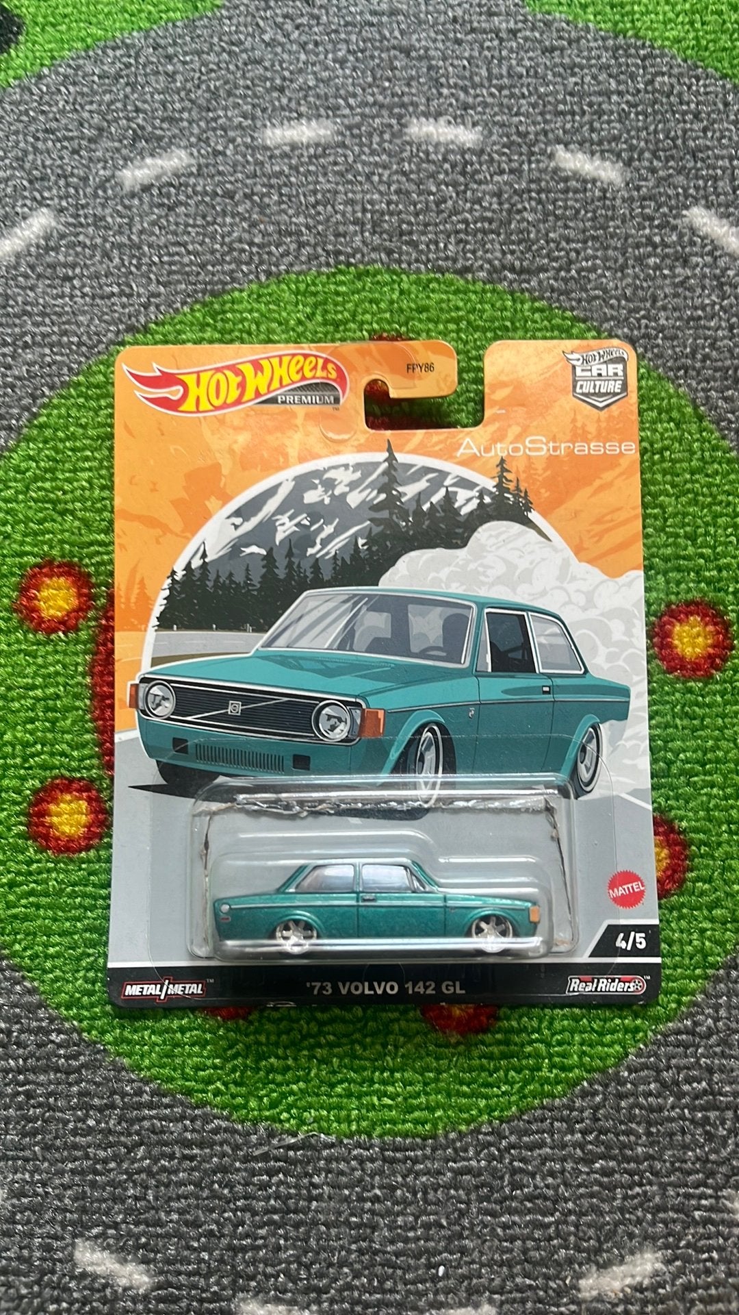 Hot Wheels Premium, ‘73 Volvo 142 GL, Ophalen, Zo goed als nieuw, Auto