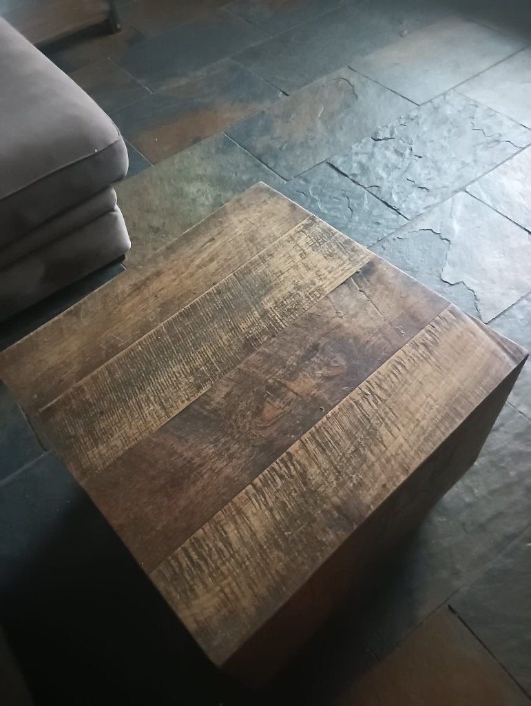 Salontafel, Ophalen, Gebruikt, 50 tot 100 cm, Vierkant