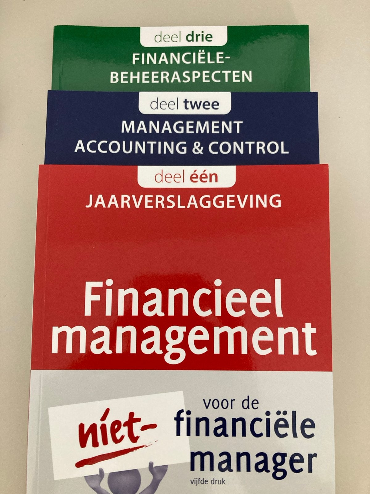 Financieel Management Boeken (Deel 1, 2, 3), Ophalen of Verzenden, Gamma, Zo goed als nieuw, HBO