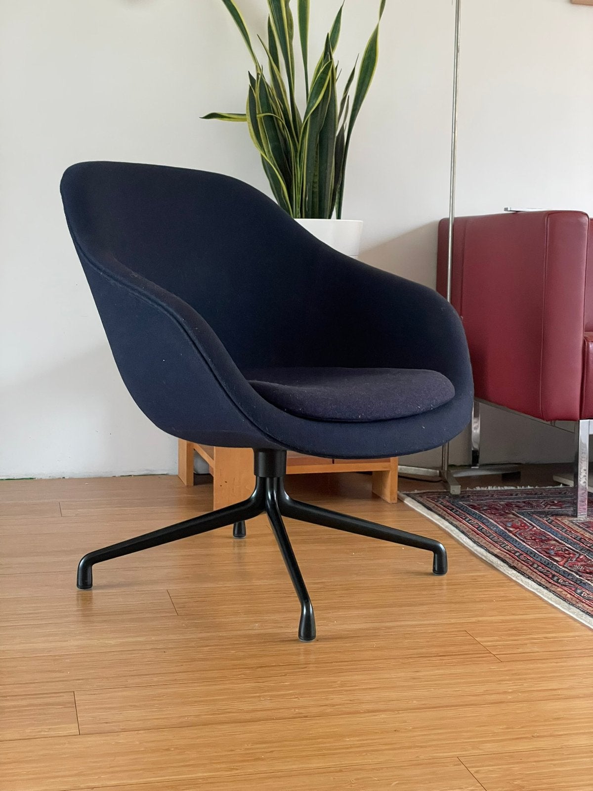 Hay About a Lounge Chair AAL 81 Met Kussen - Kvadrat Wolvilt, Ophalen, Zo goed als nieuw, 75 tot 100 cm, 50 tot 75 cm