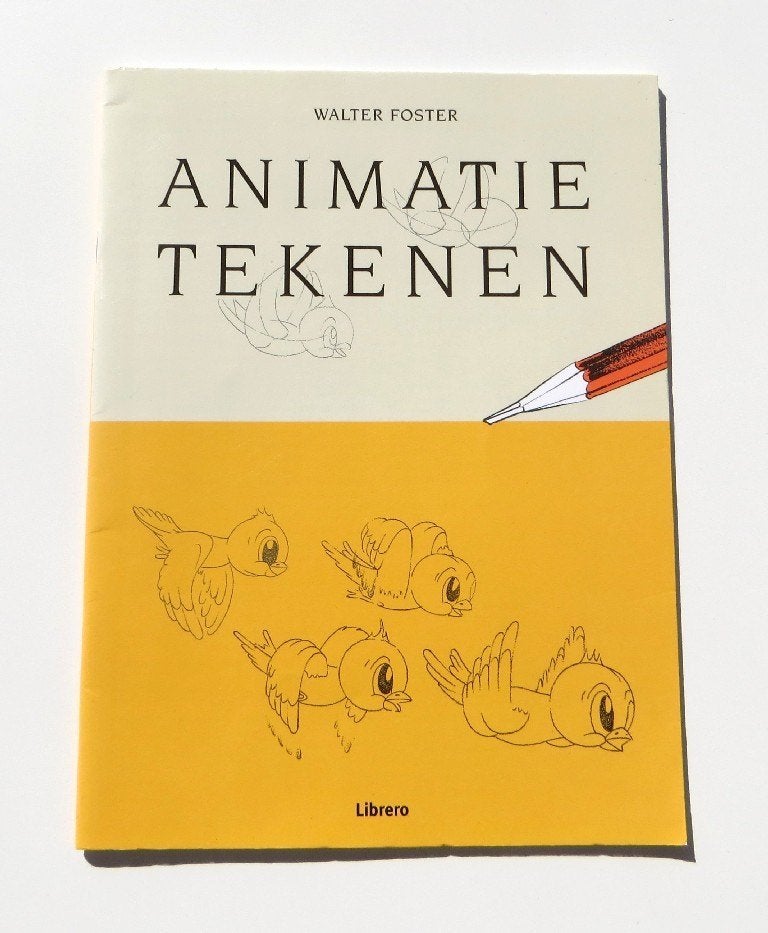 Tekenboek M5475: Walter Foster - Animatie tekenen 15+, Walter Foster, Ophalen of Verzenden, Zo goed als nieuw, Tekenen en Schilderen