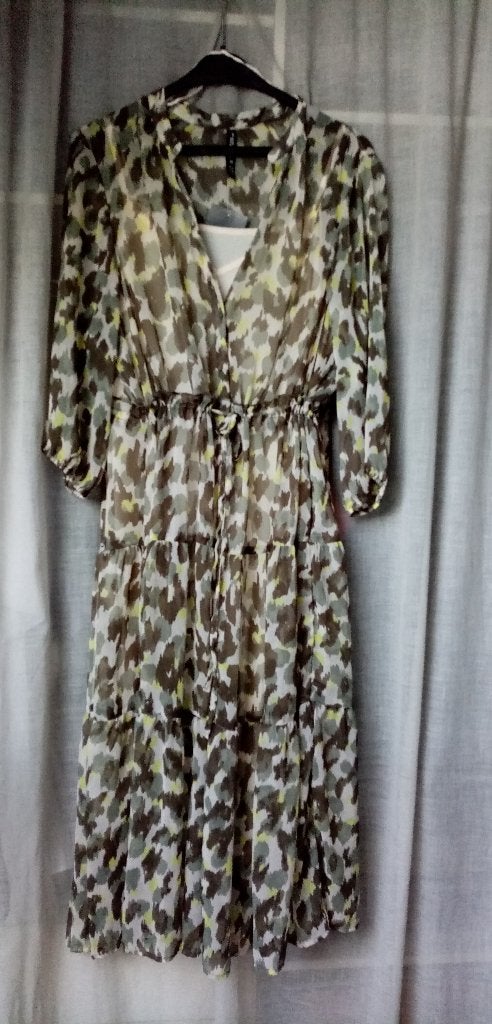 JEAN PASCAL, VOILE JURK MAAT 46., Kleding | Dames, Verzenden, Maat 46/48 (XL) of groter, Nieuw, Jean Pascale