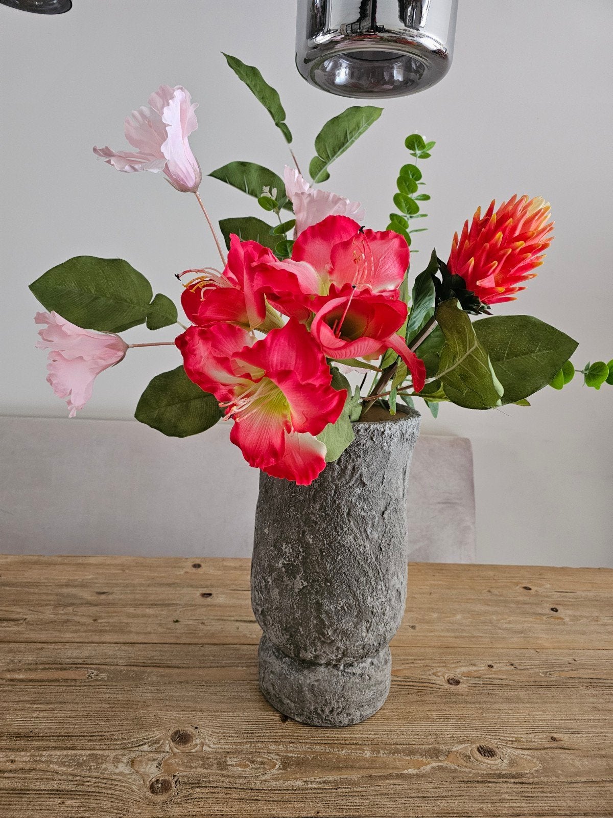 Grote zware stenen vaas /robuuste, Ophalen of Verzenden, Zo goed als nieuw, Overige kleuren