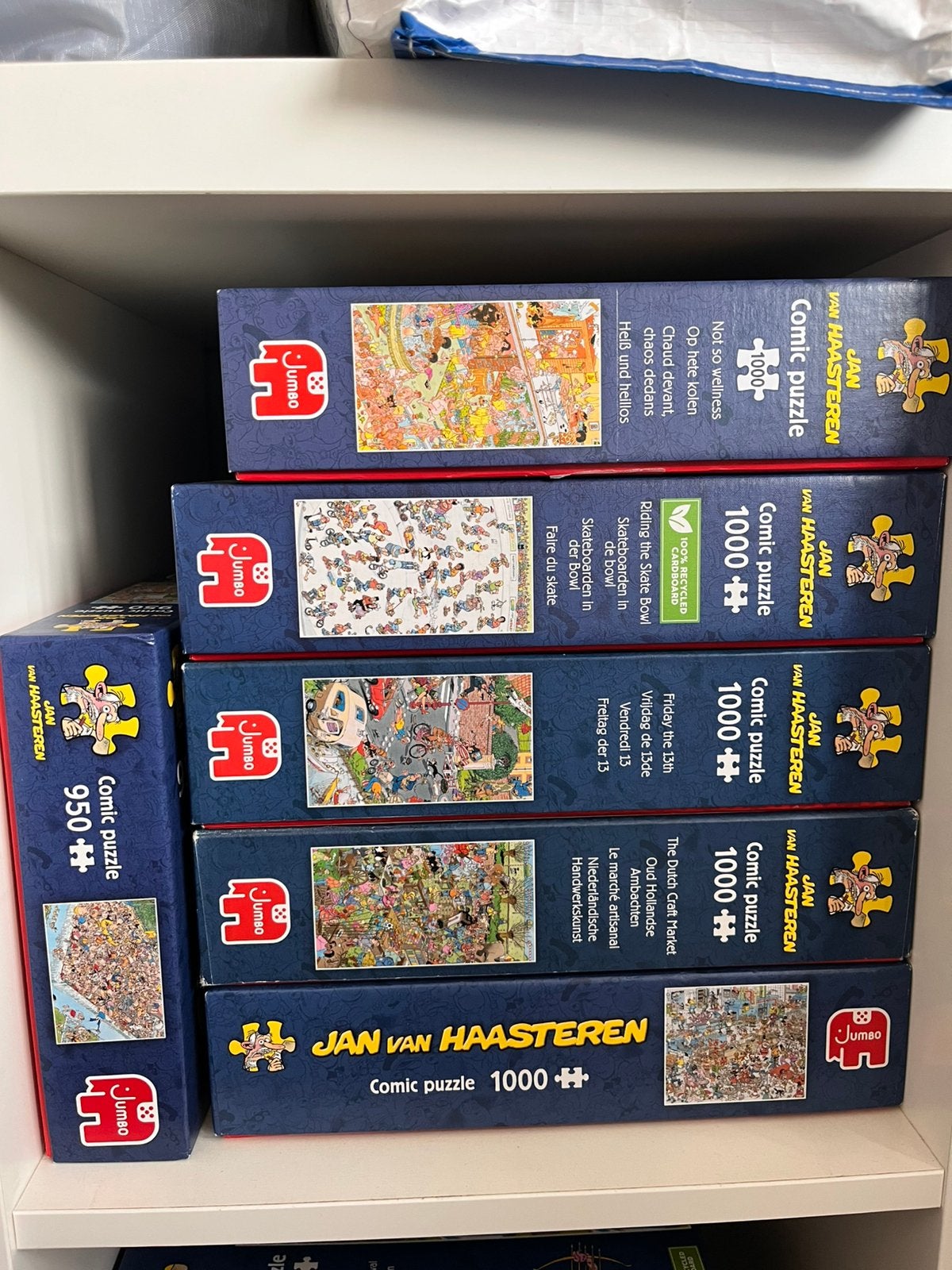 Jan van Haasteren puzzels 950/1000 stukjes