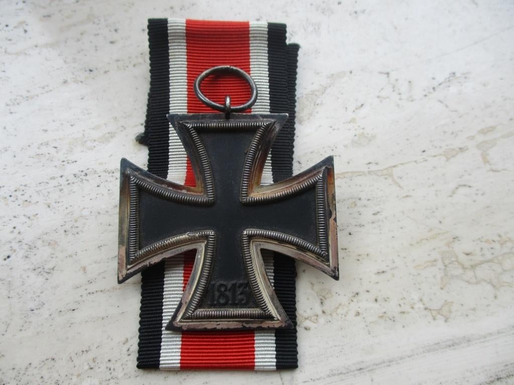 EK2 ongemarkeerd met lintje, Verzenden, Landmacht, Duitsland, Lintje, Medaille of Wings