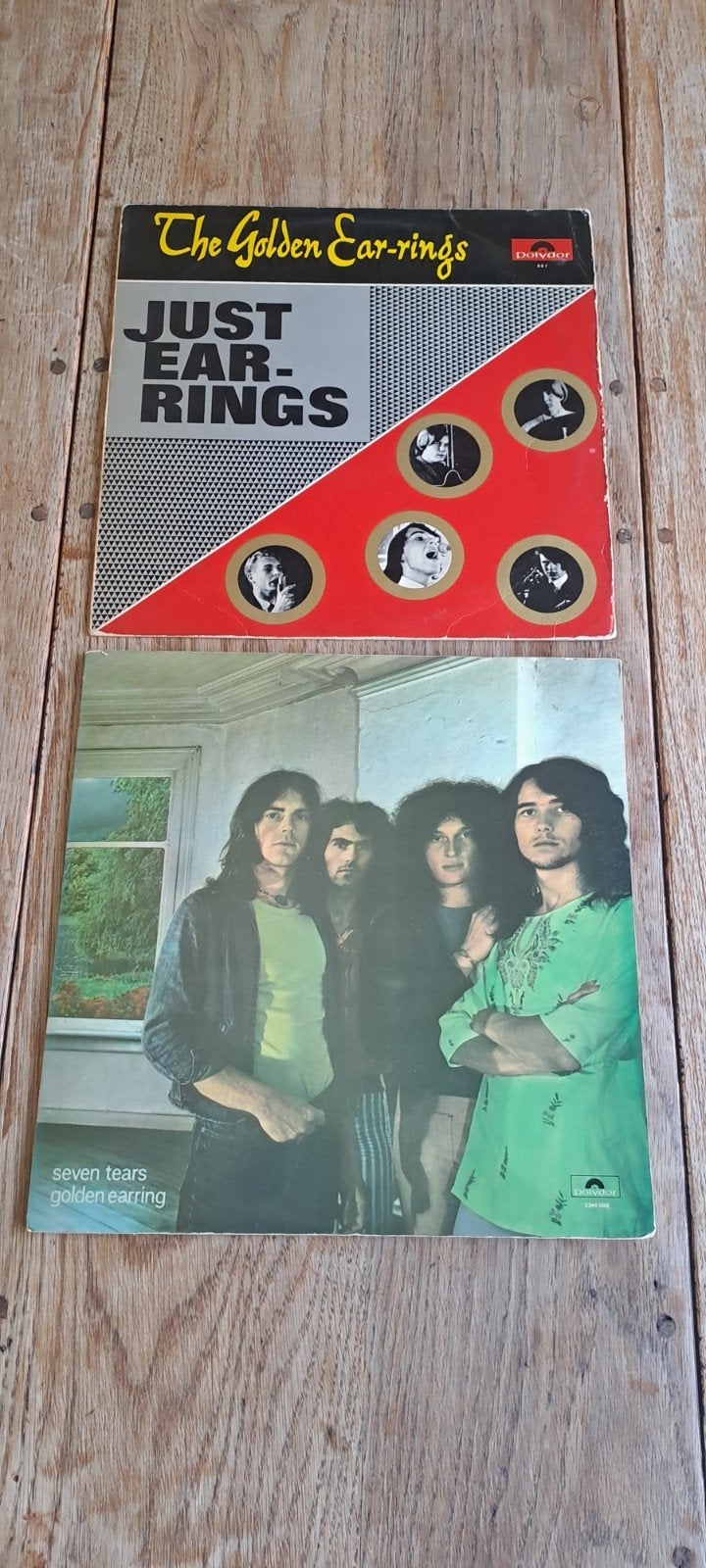 Golden Earring - Just Ear-rings & Seven Tears LP's, LP, Rock, Gebruikt, Ophalen of Verzenden
