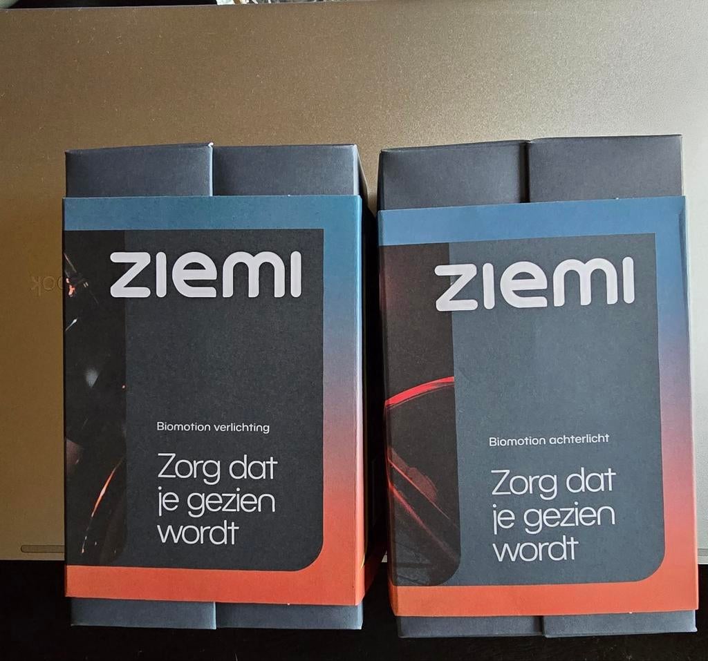 Splinternieuwe complete set Ziemi fietsverlichting, Fietsen en Brommers, Fietsaccessoires | Fietsverlichting, Ophalen, Nieuw, Verlichtingsset