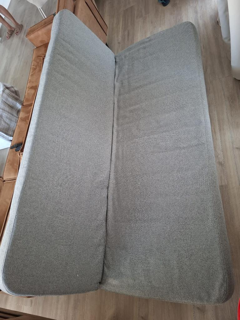 Slaapbank, Huis en Inrichting, Slaapkamer | Slaapbanken, Ophalen, Tweepersoons, 140 cm, Zo goed als nieuw