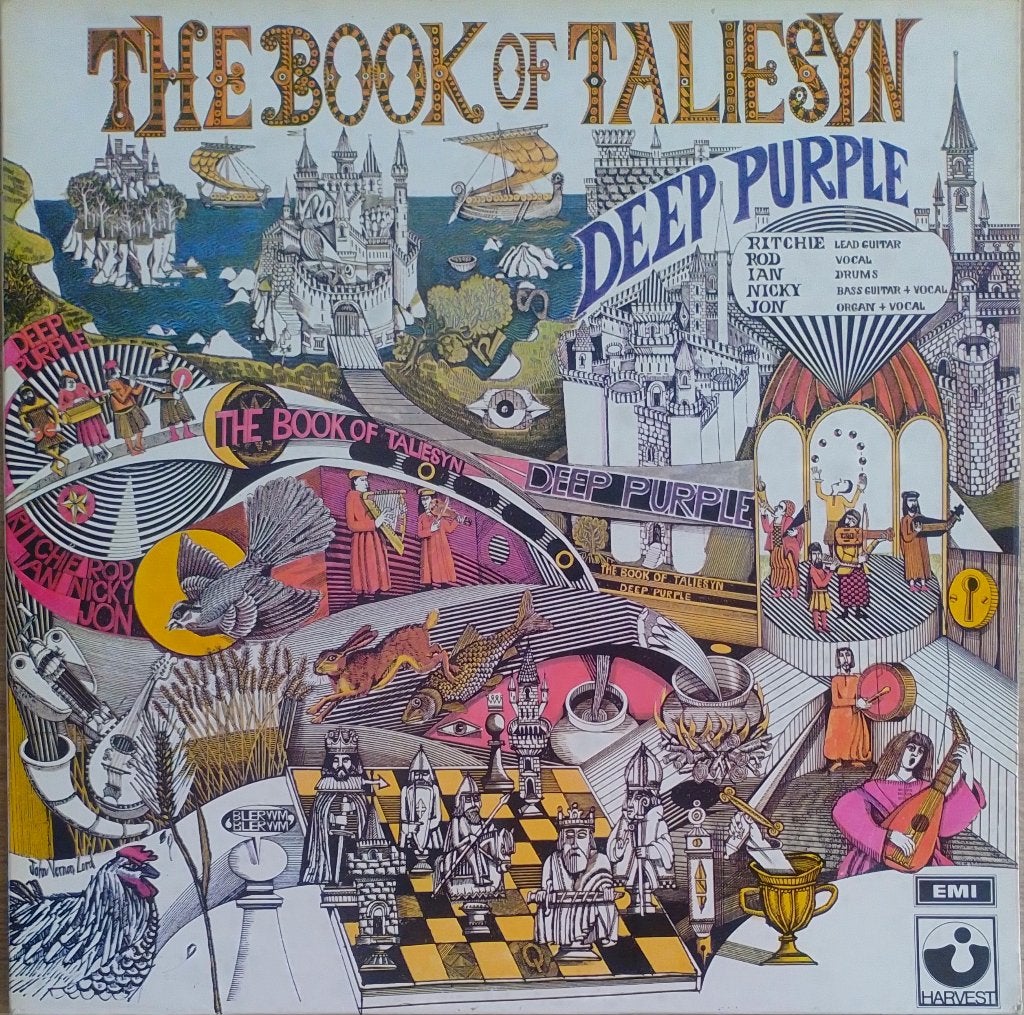 Deep Purple - The Book Of Taliesyn, Gebruikt, Ophalen of Verzenden, Gatefold hoes, 12 inch