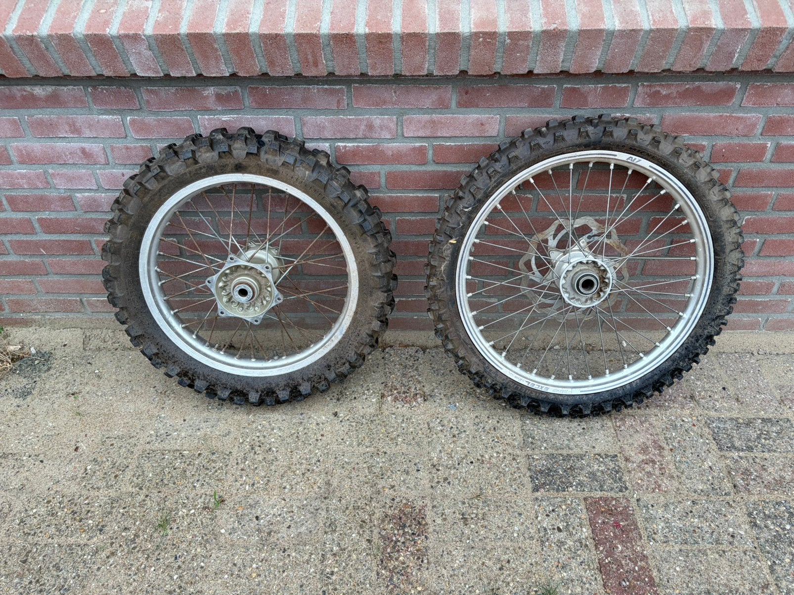 Ktm 525 exc cross wielen set, Ophalen