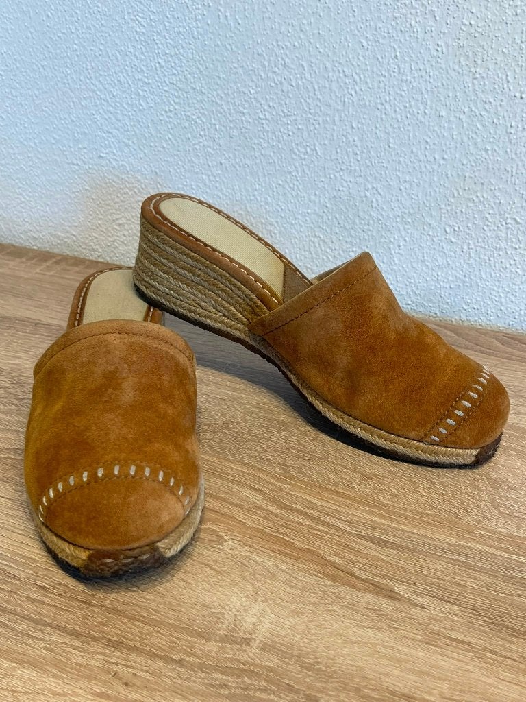 UGG Anises Muiltjes / Clogs Cognac Suède Maat 39, UGG, Bruin, Ugg, Ugg