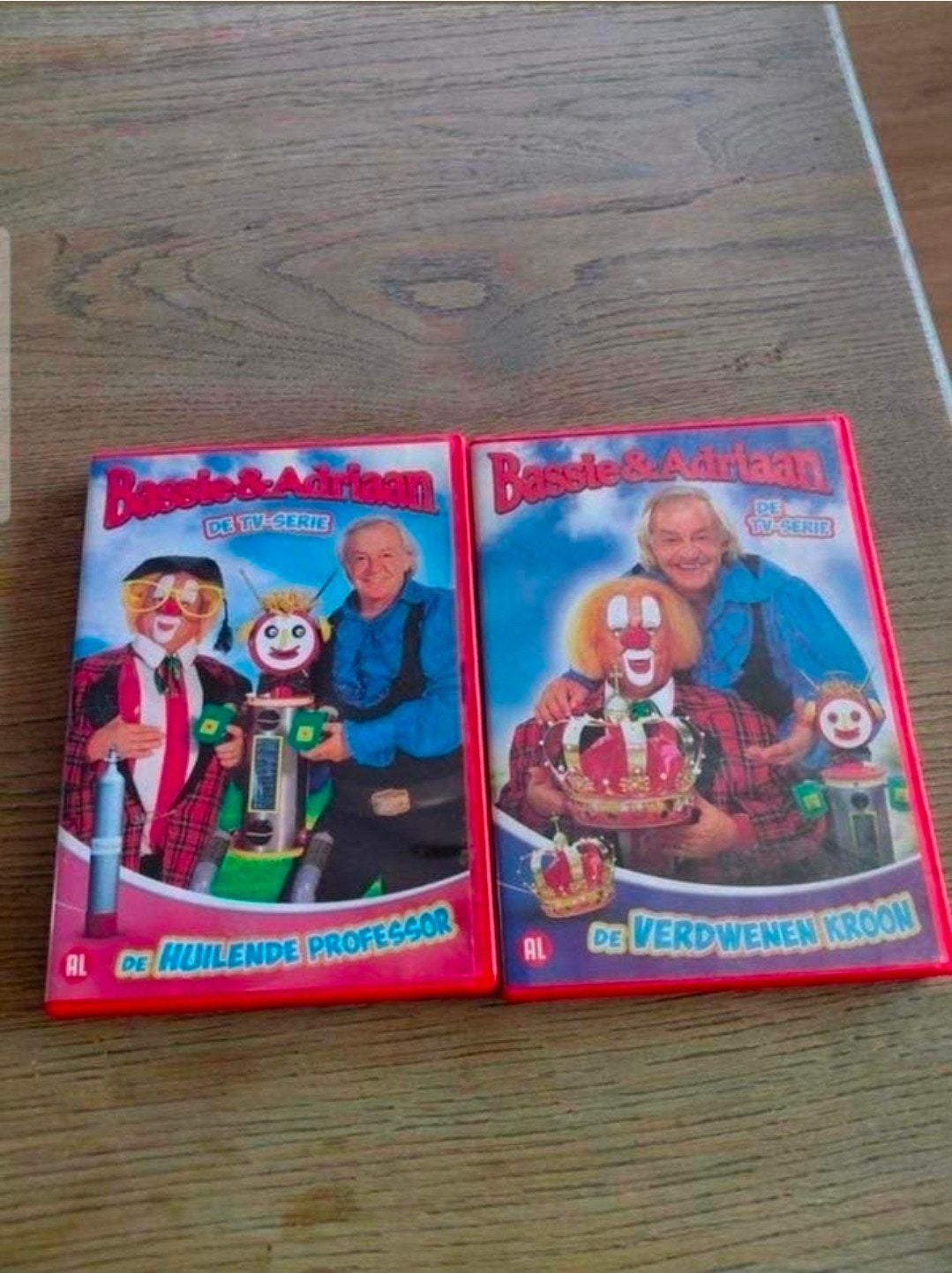 Bassie & Adriaan De Verdwenen Kroon & Huilende Professor dvd, Gebruikt, Alle leeftijden, Tv-serie, Ophalen of Verzenden