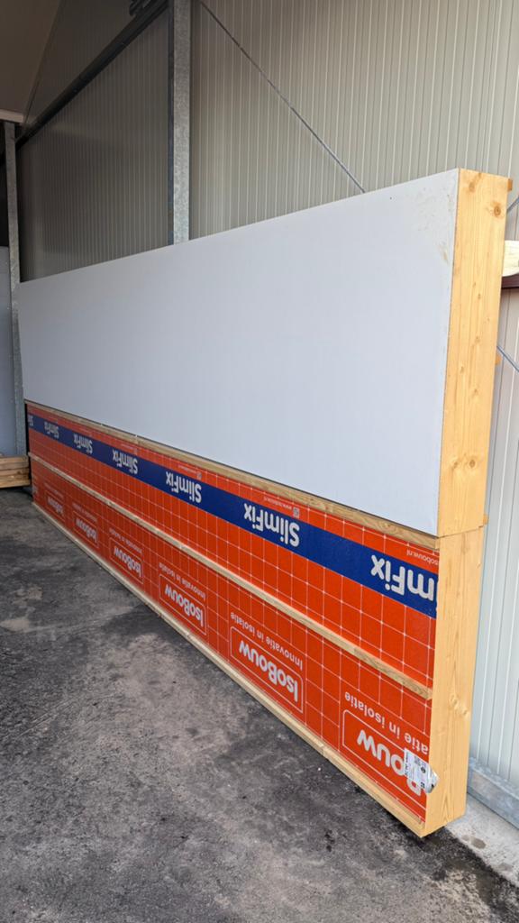 Isobouw dakplaten 2 stuks, 10 tot 15 m², 12 cm of meer, Nieuw, Piepschuim (Tempex)