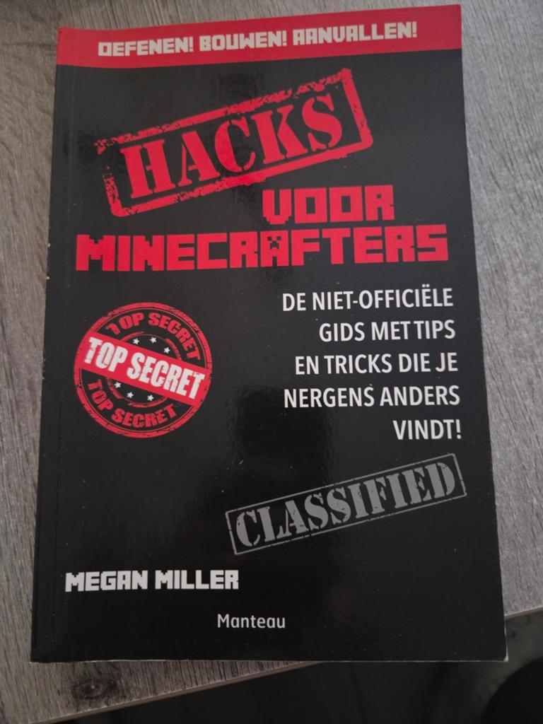 Hacks voor Minecrafters: De Niet-Officiële Gids, Ophalen of Verzenden, Zo goed als nieuw, Megan Miller, Non-fictie