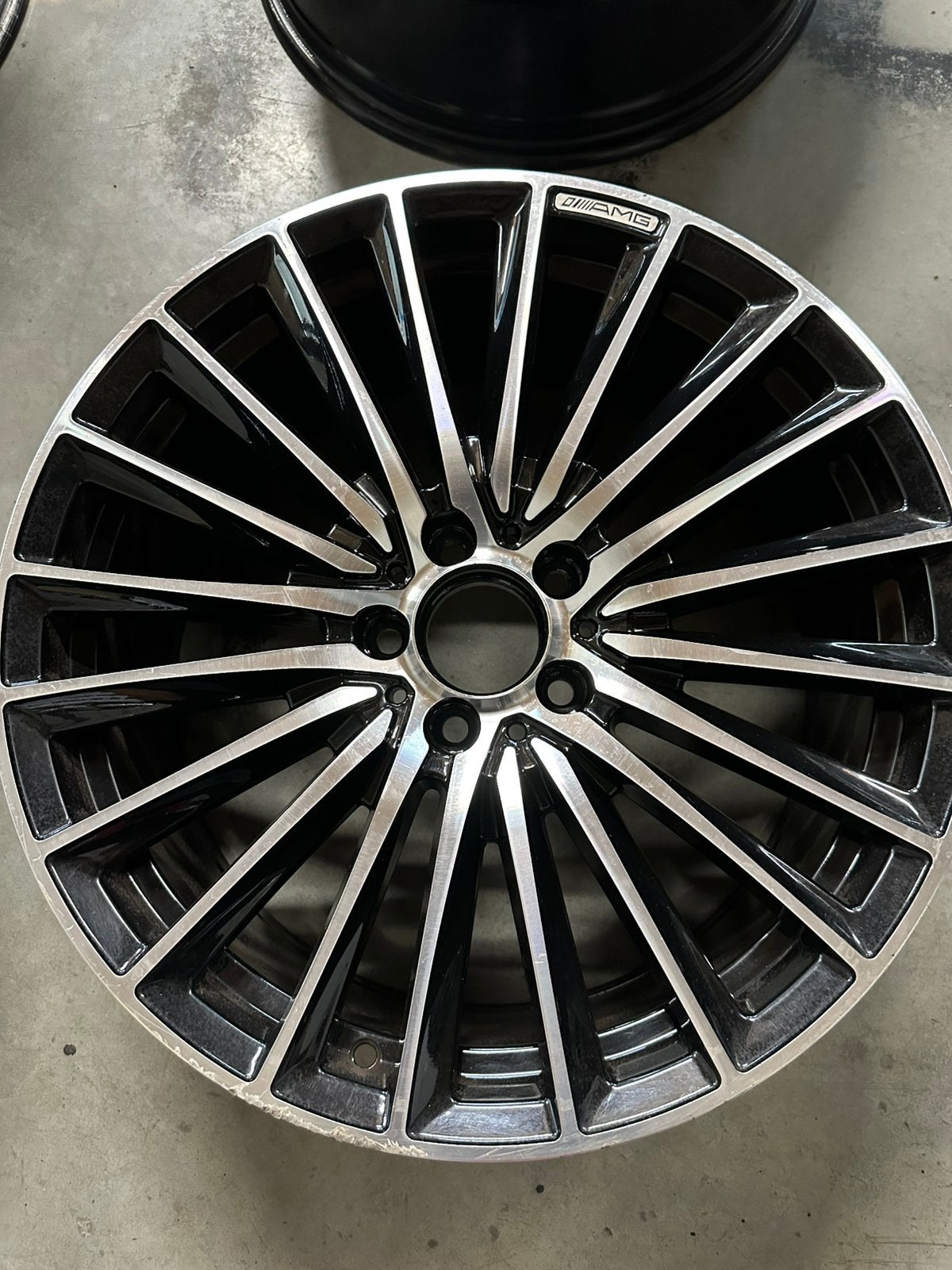 Mercedes c klasse 19 inch amg look velgen wielen breedset, Ophalen of Verzenden