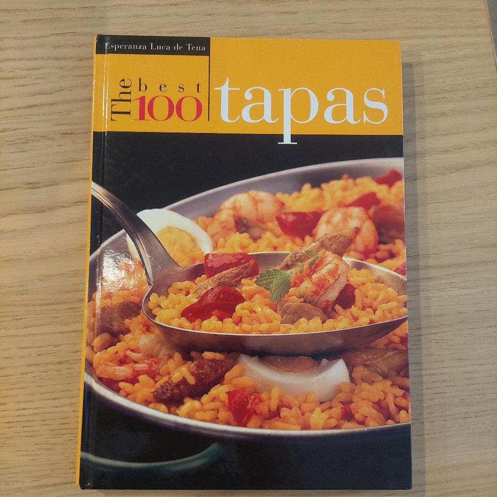 The 100 Best Tapas - Esperanza Luca de Tena, Spanje, Tapas, Hapjes en Dim Sum, Ophalen of Verzenden, Zo goed als nieuw