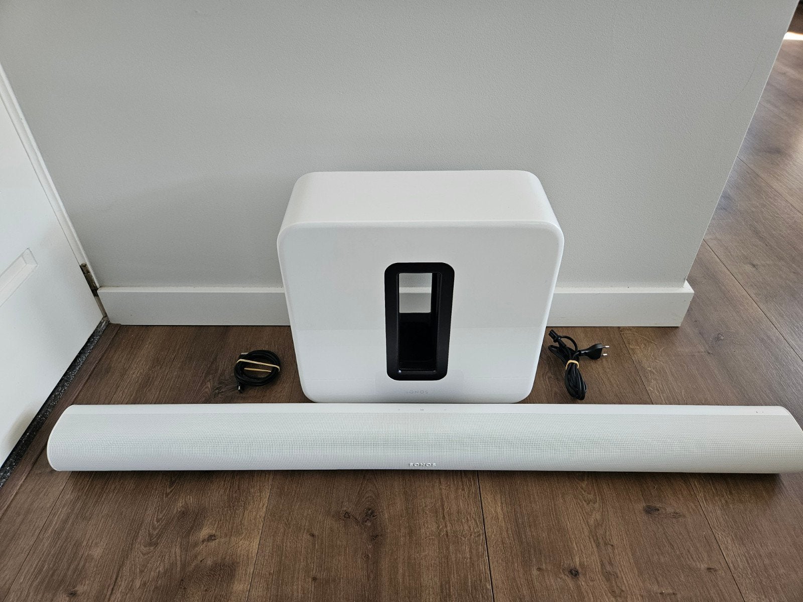 Sonos Arc en Sub (Gen.2) home cinema set, Soundbar, 70 watt of meer, Zo goed als nieuw, Overige spelers