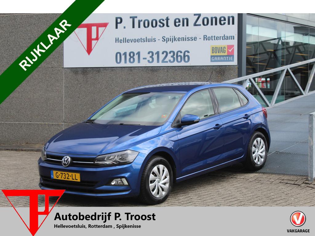 Volkswagen Polo 1.0 TSI Comfortline Orig NL/Navigatie/Apple, Auto's, Volkswagen, Voorwielaandrijving, 12 maanden, Stof, 1045 kg