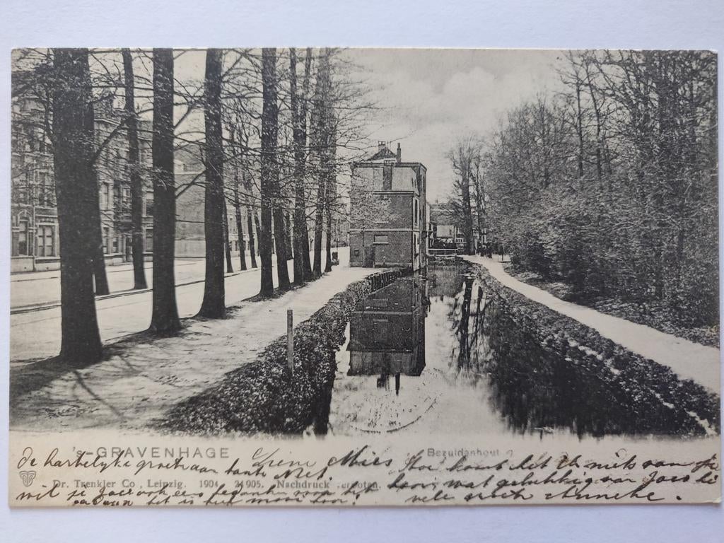 X1231 Den Haag 1906 naar Ginneken Stempel, Ophalen of Verzenden, Voor 1920, Zuid-Holland