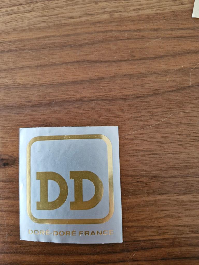 7906 Vintage DD Doré-Doré France Sticker, Ophalen of Verzenden